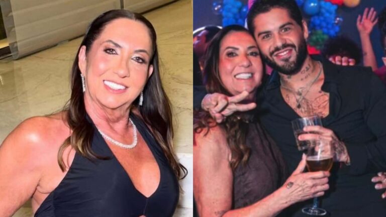 Mãe de Virginia deixa escapar momento com Zé Felipe na festa de Maria Alice