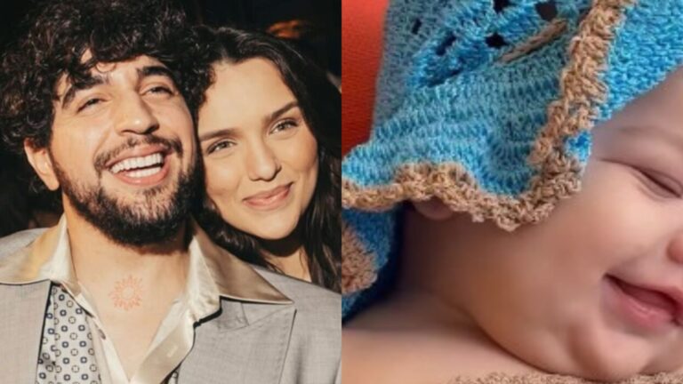 Aos 4 meses, filha de Rafa Kalimann encanta ao surgir com look delicado de crochê