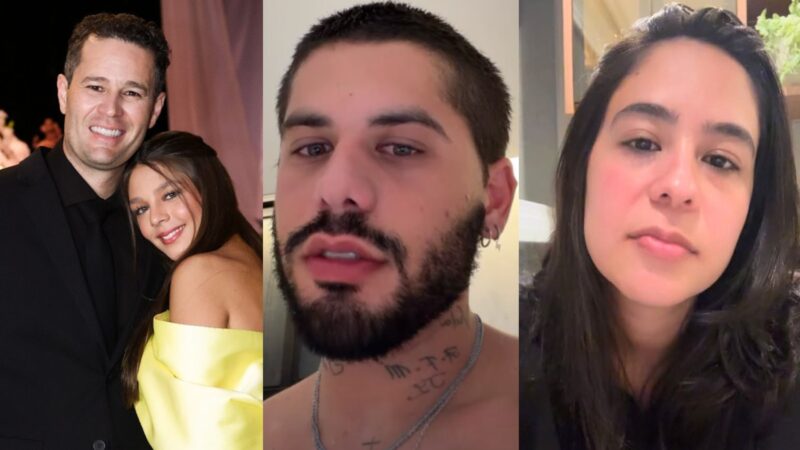 Zé Felipe e Monyque não foram à festa da sobrinha - Fotos: Manuela Scarpa / Brazil News / Reprodução / Instagram