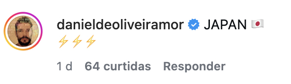 Comentário de Daniel de Oliveira - Foto: Reprodução / Instagram