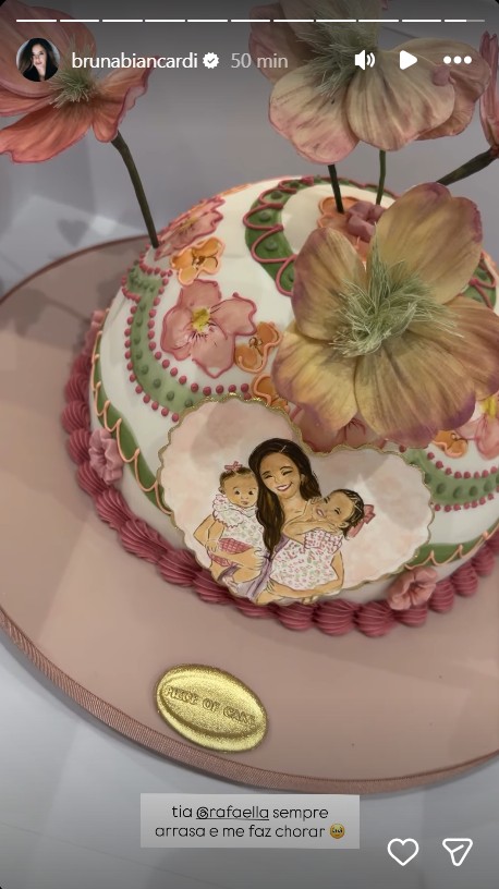 Rafaella Santos presenteia Bruna Biancardi no Dia das Mães - Foto: Reprodução / Instagram @brunabiancardi
