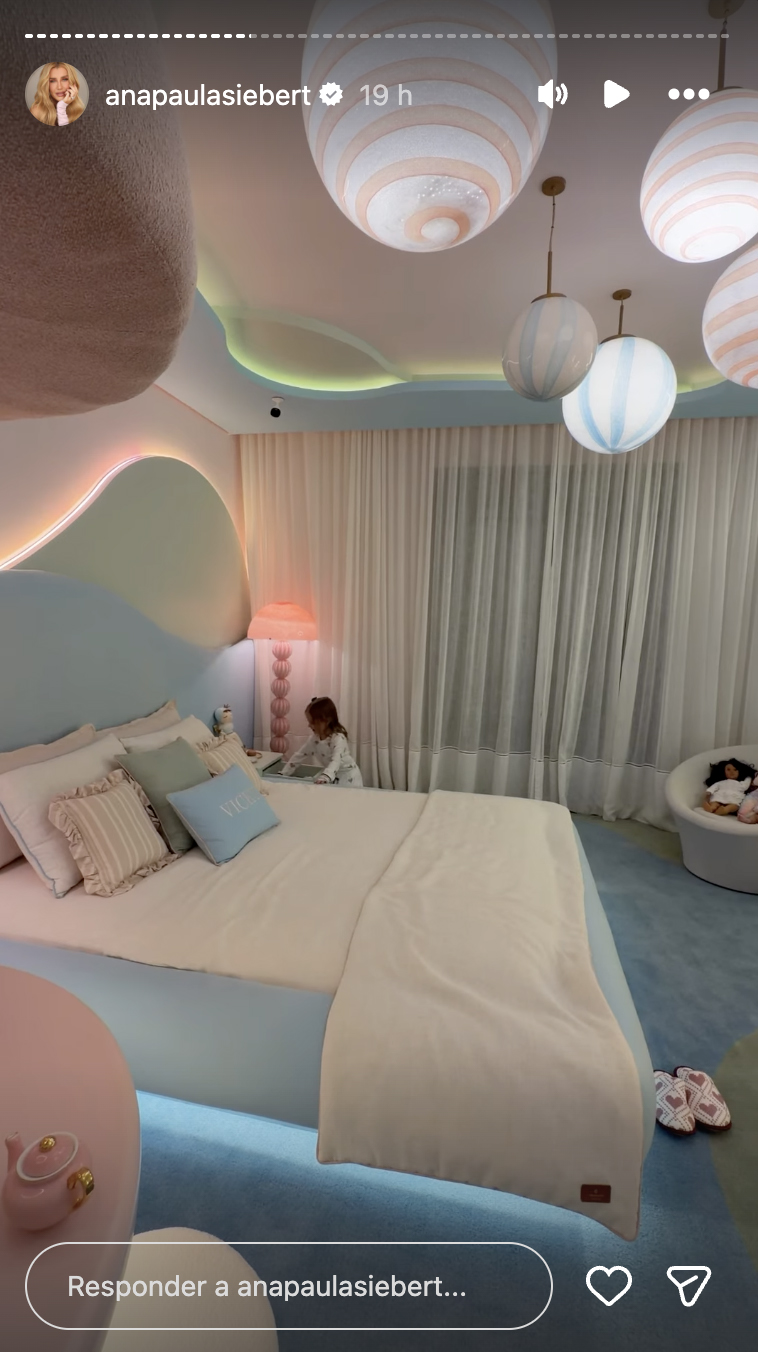 Quarto de Vicky Justus na fazenda da família - Foto: Reprodução / Instagram