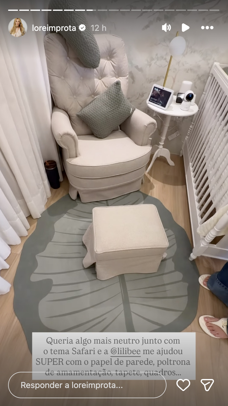Quarto de Levi, filho de Lore Improta e Léo Santana - Foto: Reprodução / Instagram