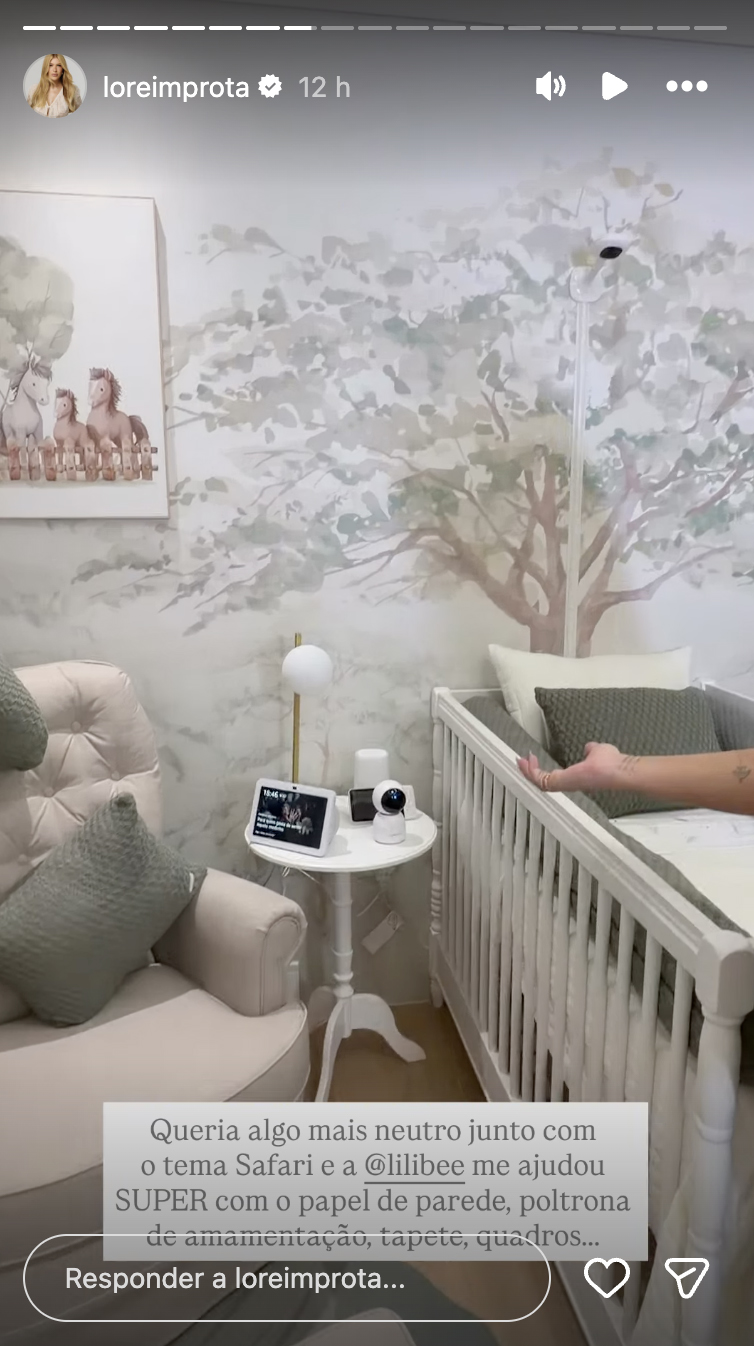 Quarto de Levi, filho de Lore Improta e Léo Santana - Foto: Reprodução / Instagram