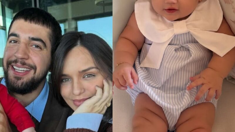 Rafa Kalimann mostra rosto da filha com Nattan e encanta: ‘Mais linda que o normal’
