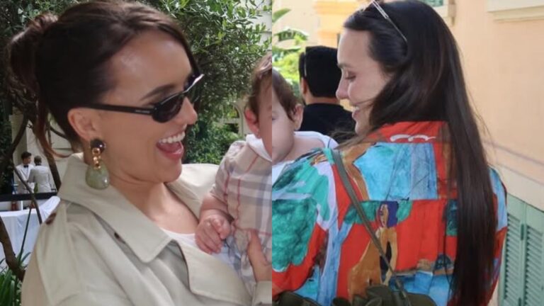 Aos 4 meses, filha de Rafa Kalimann encanta em fotos inéditas durante viagem com a mãe