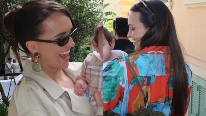 Aos 4 meses, filha de Rafa Kalimann encanta em fotos inéditas durante viagem com a mãe
