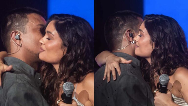 Sophie Charlotte e Xamã chamam atenção com química em show de ‘Três Graças’
