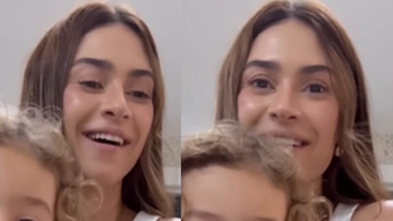 Thaila Ayala encanta ao repetir com o filho um costume que viveu com a mãe: ‘Isso que é confiança’
