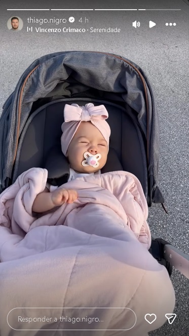 Eloah, filha de Thiago Nigro e Maíra Cardi – Foto: Reprodução / Instagram