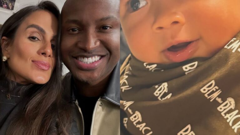 Aos 8 meses, filho de Thiaguinho rouba a cena ao surgir com look estiloso: ‘Ir no show’