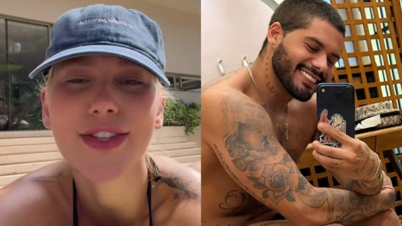 Após terminar com Vini Jr., Virginia aparece em ligação de vídeo com Zé Felipe