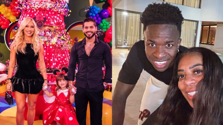 Mãe de Vini Jr. reage ao ver fotos de Virginia Fonseca e Zé Felipe na festa de 5 anos da filha