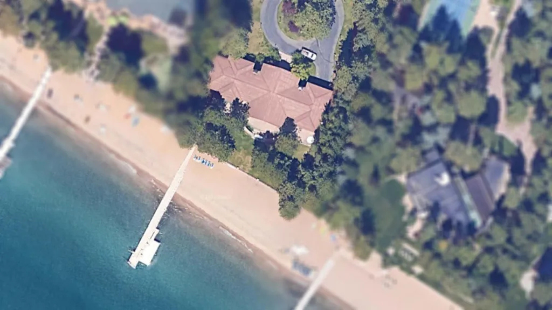 Mansão em Lake Tahoe de Steve Wynn - Foto: Reprodução/Google Earth