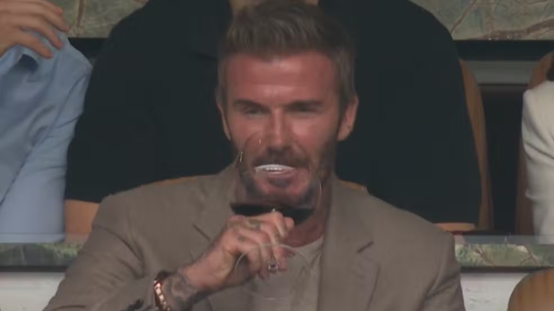 David Beckham na Copa 2026 - Foto: Globoplay