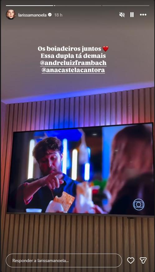 Storie Larissa Manoela - Foto: Reprodução/Instagram