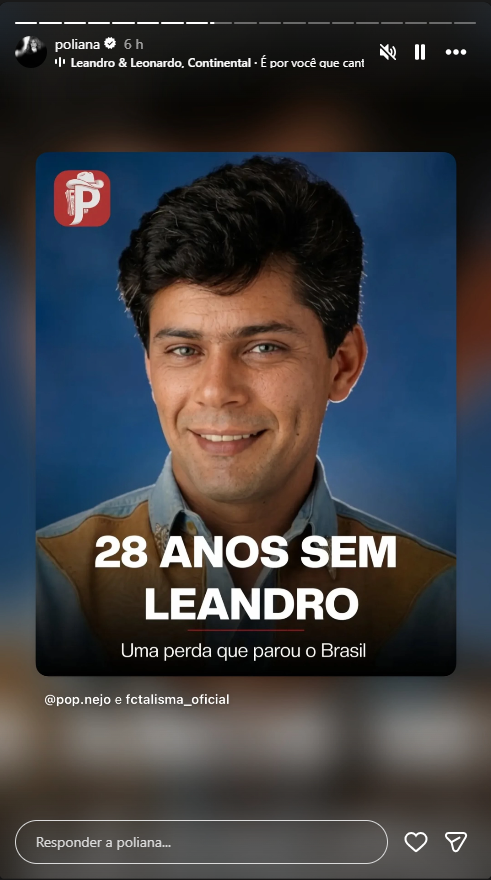 Storie Poliana Rocha - Foto: Reprodução/Instagram