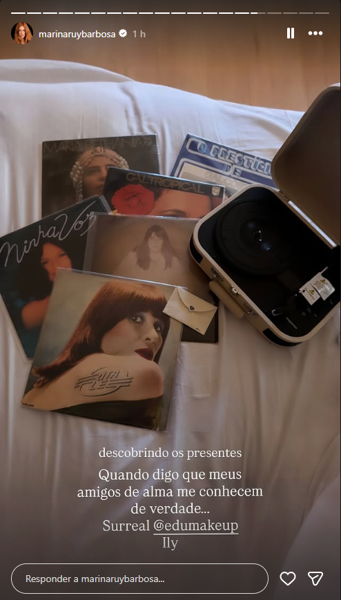 Storie Marina Ruy Barbosa - Foto: Reprodução/Instagram