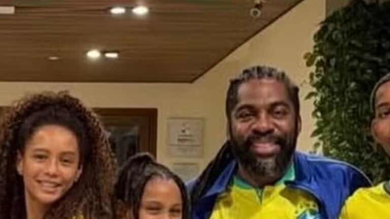 Em foto rara, Taís Araújo e Lázaro Ramos mostram os filhos e altura do menino impressiona