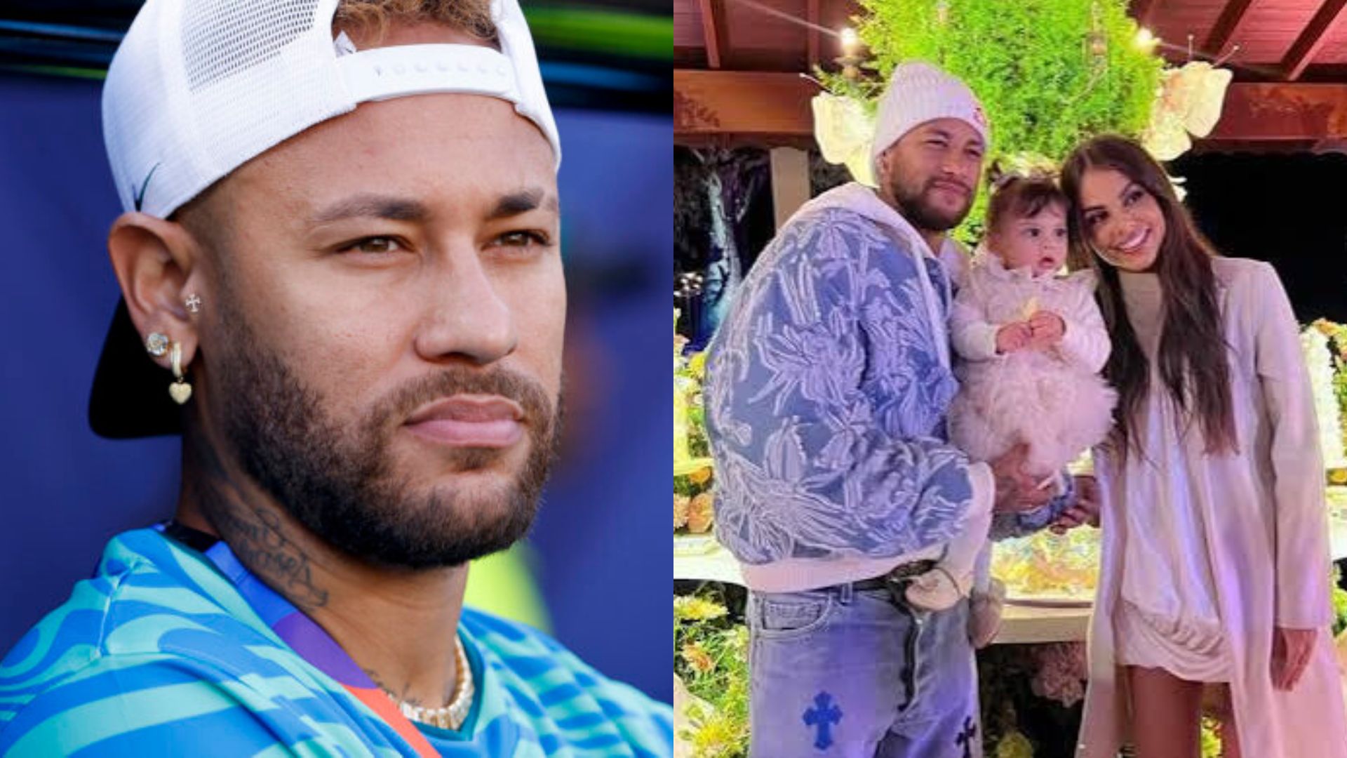 Neymar Jr, Helena e Amanda Kimberlly - Fotos: Getty Images/ Instagram