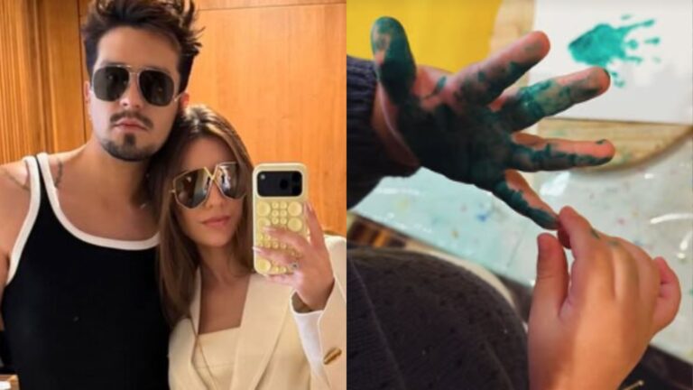 Filha de Luan Santana e Jade Magalhães rouba a cena ao fazer arte para a Copa; veja fotos de Serena