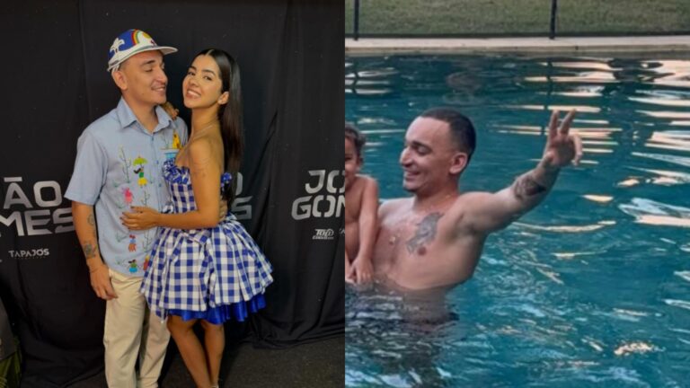 Após susto com saúde, esposa de João Gomes mostra cantor em dia de descanso com os filhos