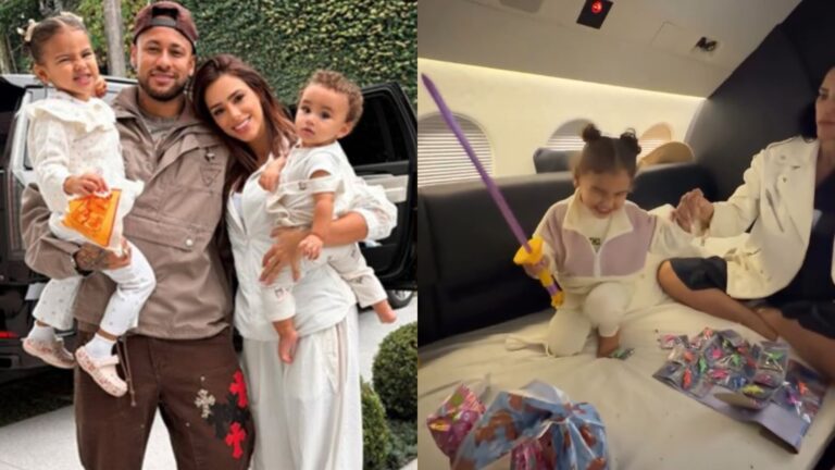 Rumo a Copa! Bruna Biancardi revela truques para cuidar de Mavie e Mel durante viagem de jatinho