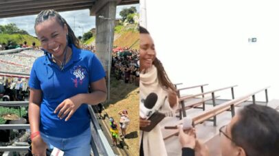 Repórter é pedida em casamento ao vivo - Foto: Reprodução/TV Globo