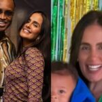 Fofura na Copa! Filho de Carol Peixinho e Thiaguinho rouba a cena em sua 1ª Copa aos 8 meses