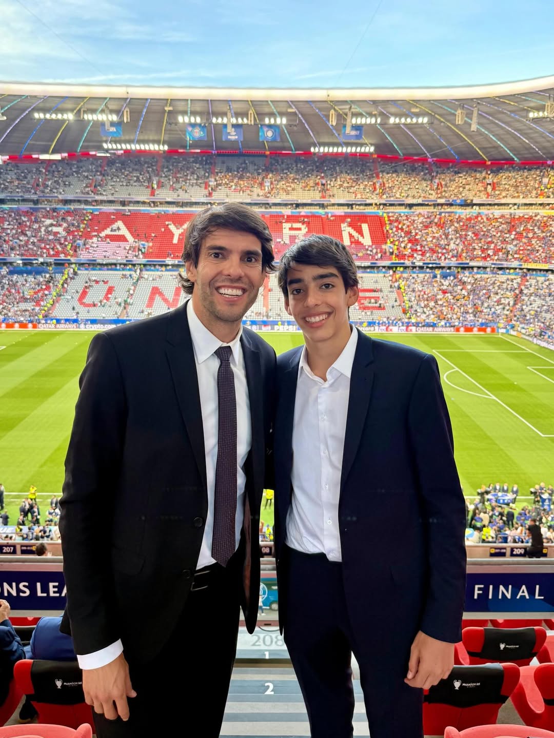 Kaká celebra aniversário do filho — Foto: Reprodução/Instagram