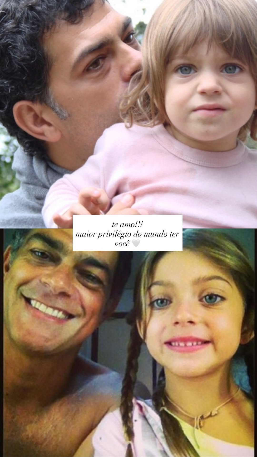 Manuela Howlett homenageia Eduardo Moscovis — Foto: Reprodução/Instagram