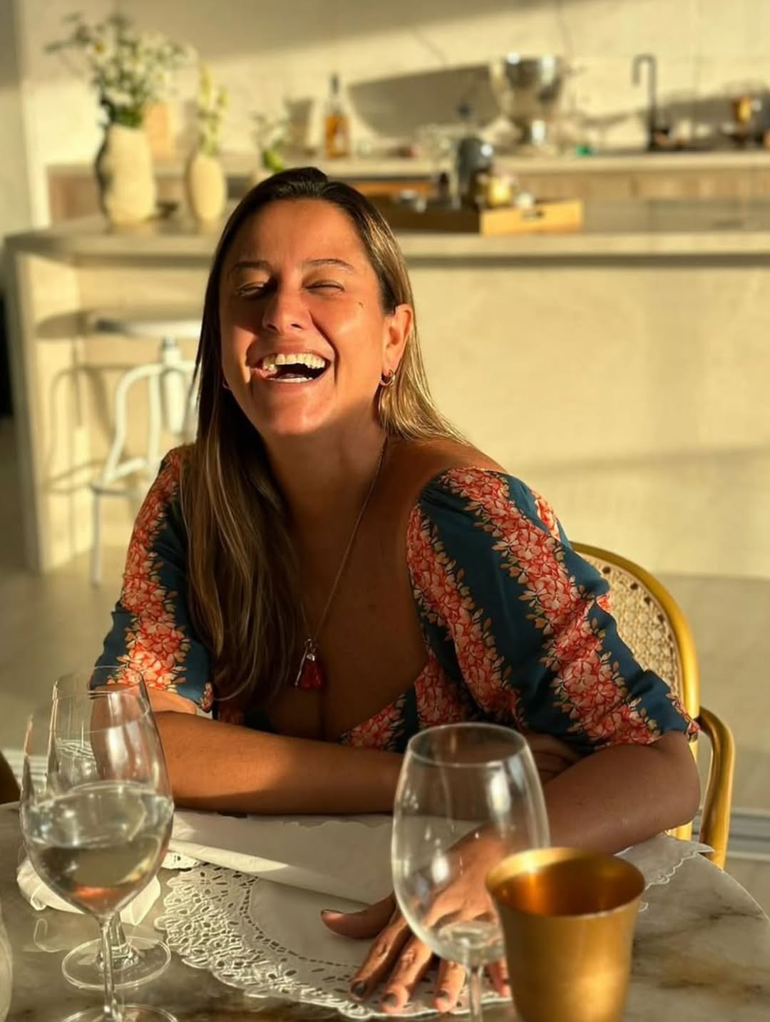 Renata Sorrah posta fotos da filha com Marcos Paulo — Foto: Reprodução/Instagram
