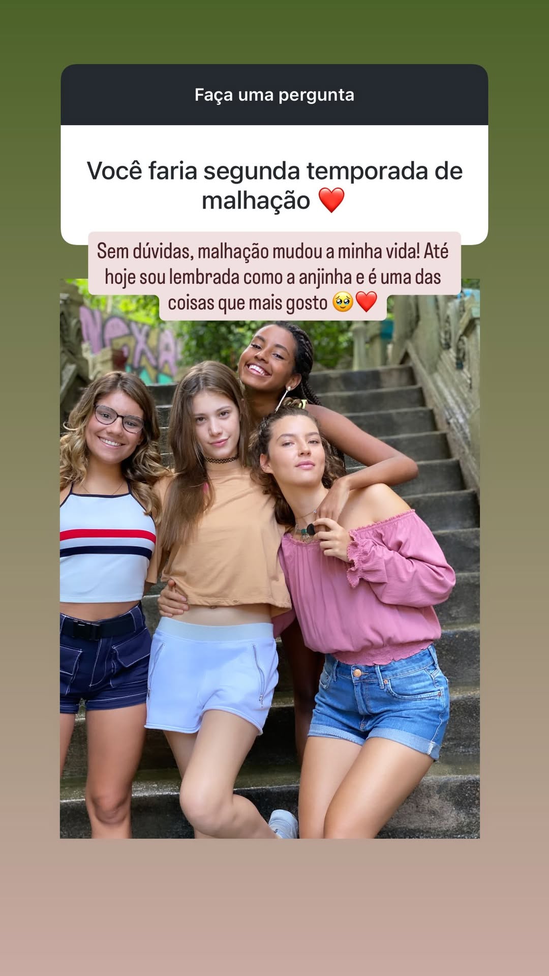 Storie de Caroline Dallarosa — Foto: Reprodução/Instagram