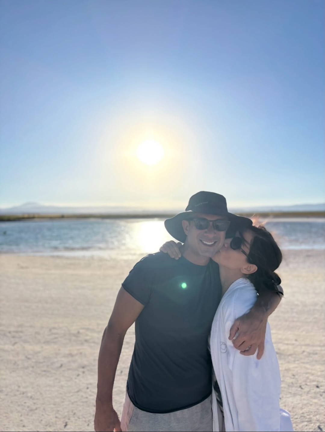 Gustavo Villani e Julia Duailibi celebram o Dia dos Namorados à distância — Foto: Reprodução/Instagram