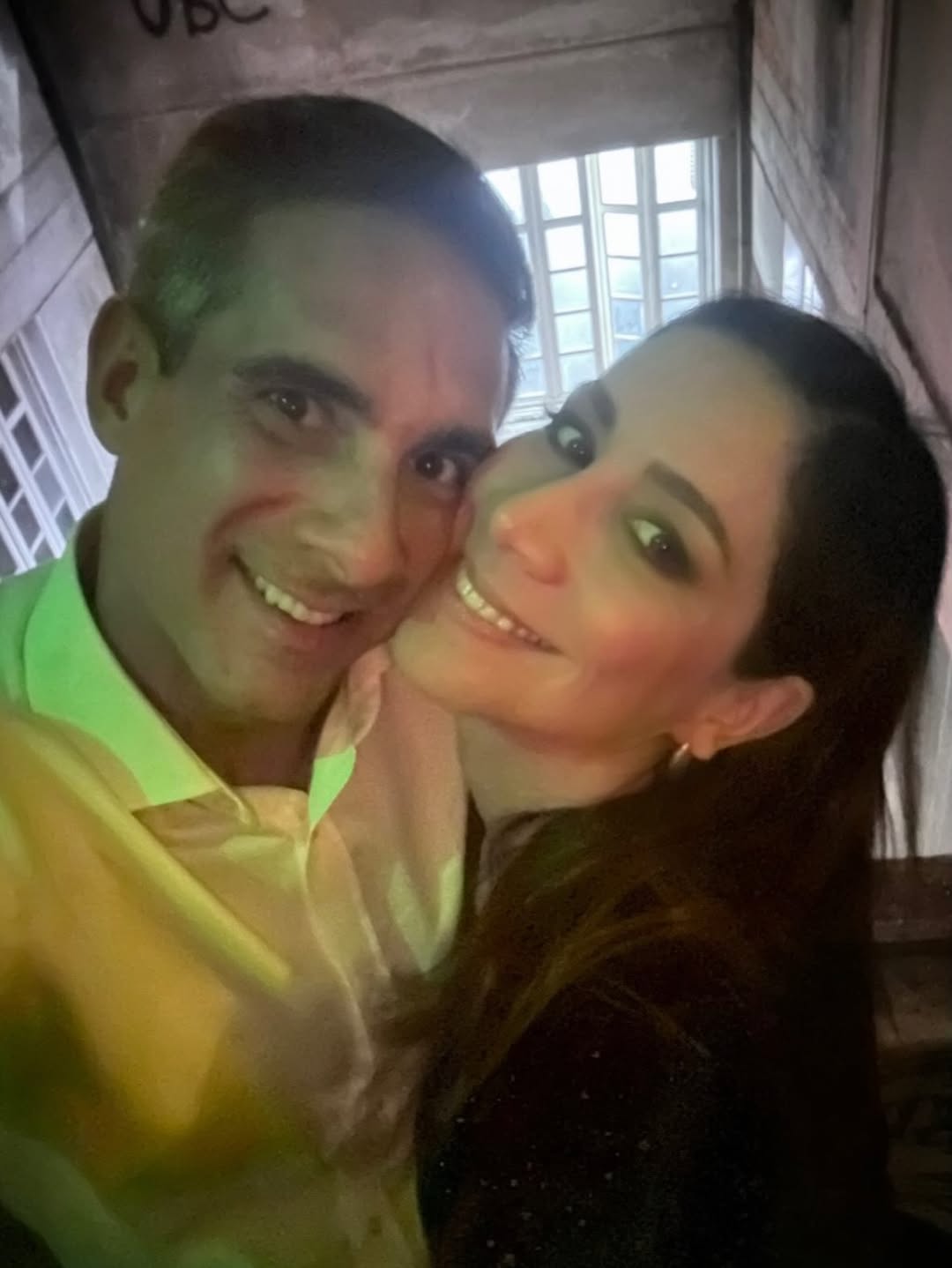 Gustavo Villani e Julia Duailibi celebram o Dia dos Namorados à distância — Foto: Reprodução/Instagram
