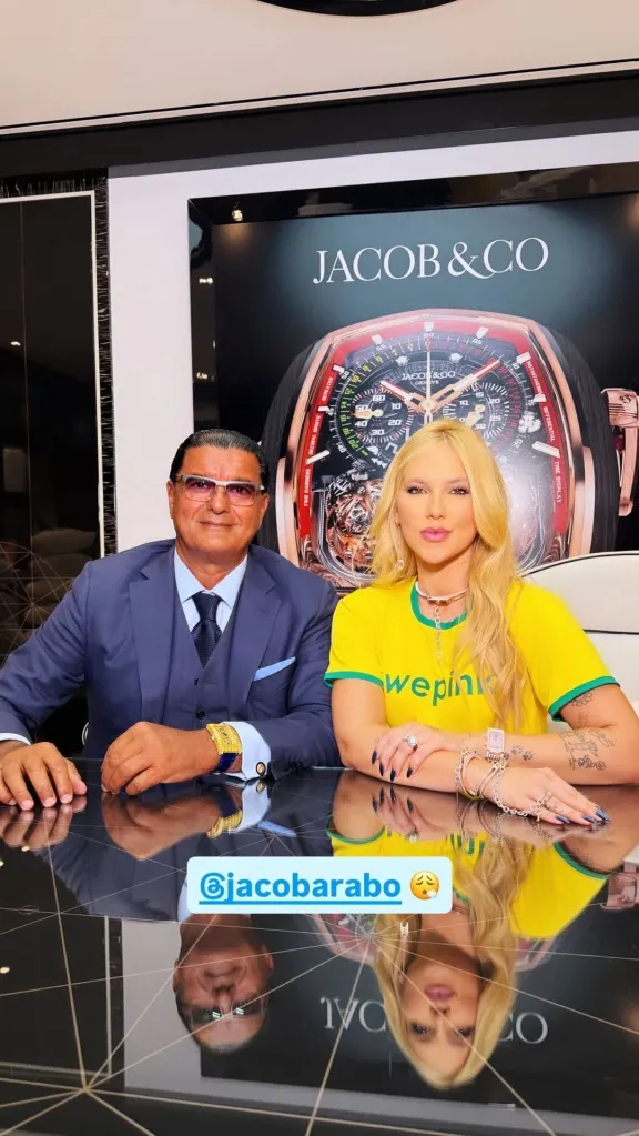 Virginia e Jacob Arabo - Foto: Reprodução/Instagram