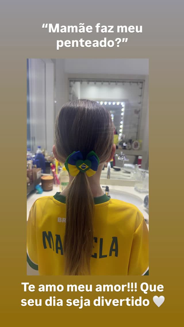 Eliana mostra penteado da filha - Foto: Instagram