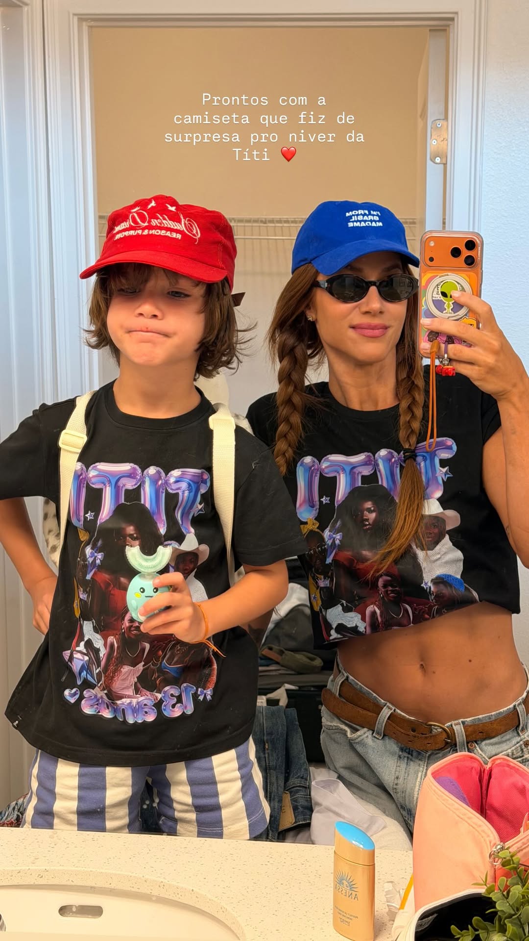 Giovanna Ewbank prepara surpresa para aniversário de Titi — Foto: Reprodução/Instagram