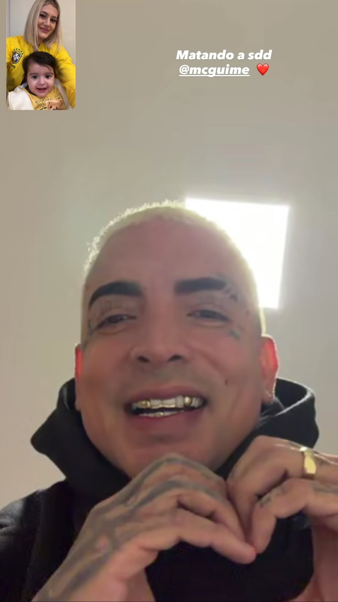 MC Guimê posta foto com a filha – Foto: Instagram/@mcguime