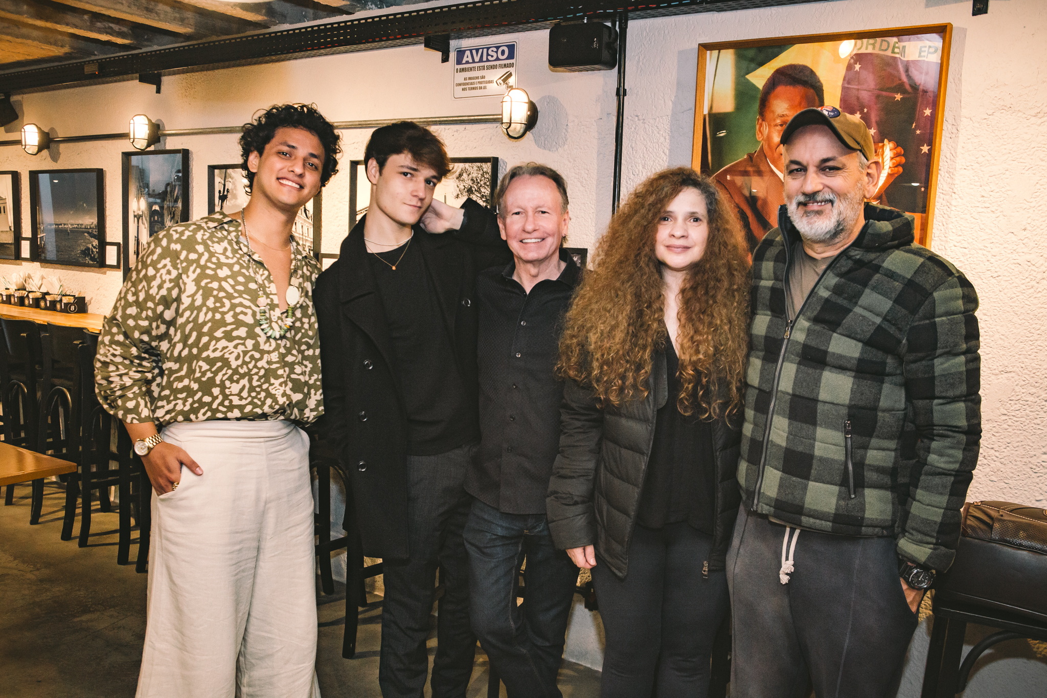 Thiago Madi, Rodrigo Araujo, João Passos, Maria Cristina e Marcello Dantas - Foto: Heber Araújo