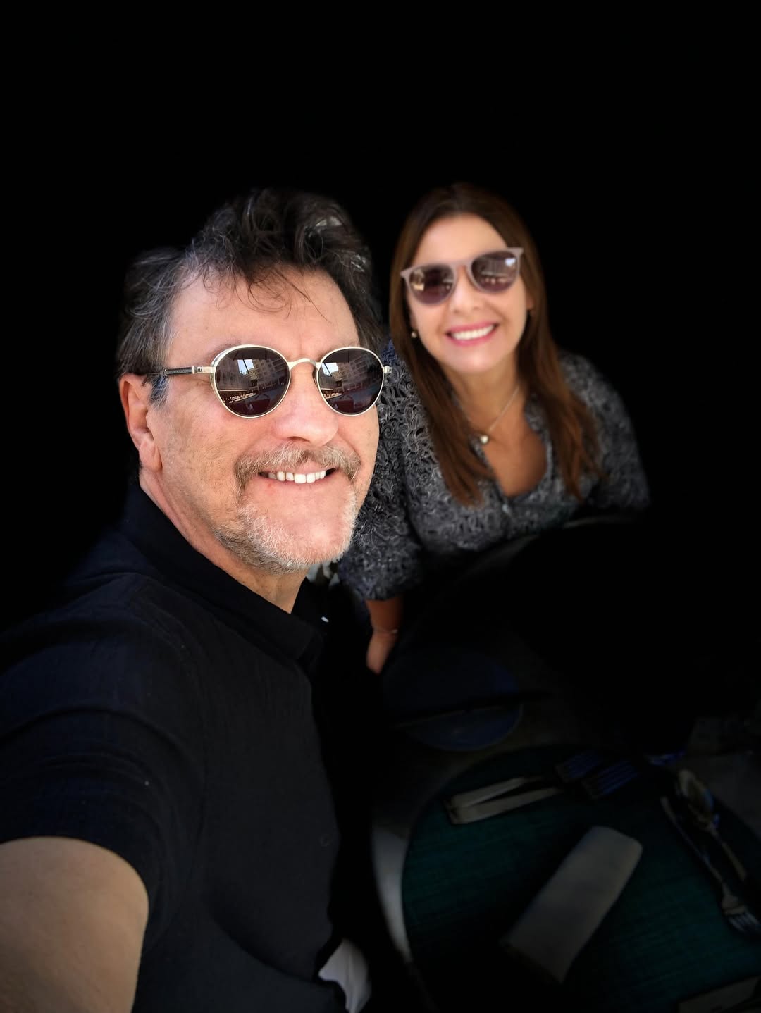 Antonio Calloni com a esposa, Ilse Rodrigues - Foto: Reprodução / Instagram @antonio_calloni