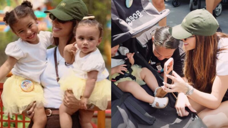 Bruna Biancardi e filhas de Neymar Jr - Fotos: Reprodução/Instagram