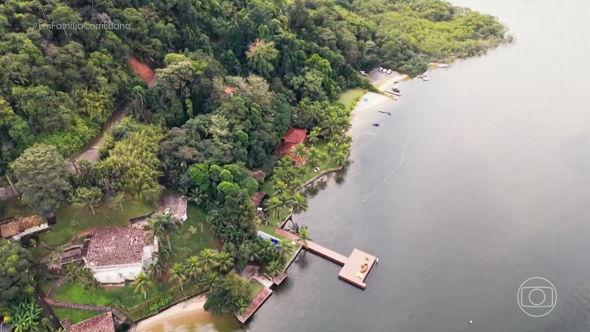 Casa de Xuxa Meneghel em Angra dos Reis - Foto: Reprodução / Globo
