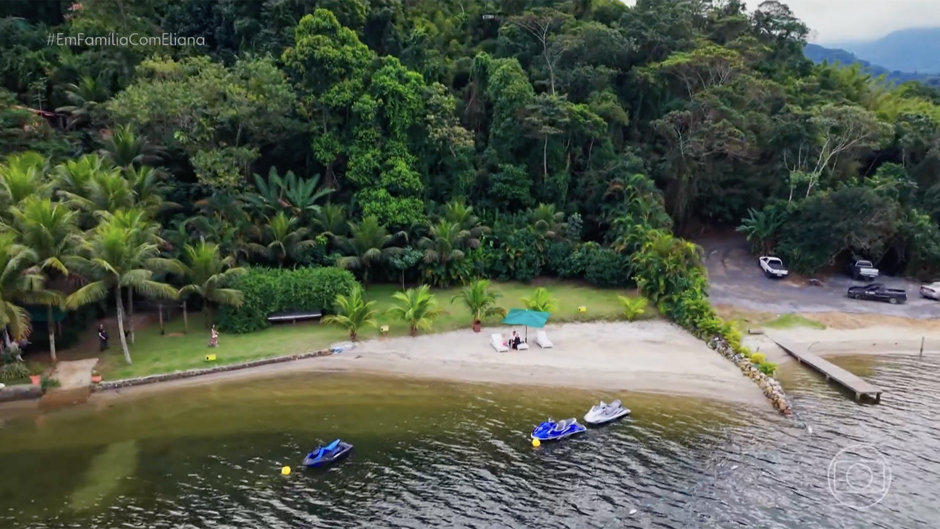 Casa de Xuxa Meneghel em Angra dos Reis - Foto: Reprodução / Globo
