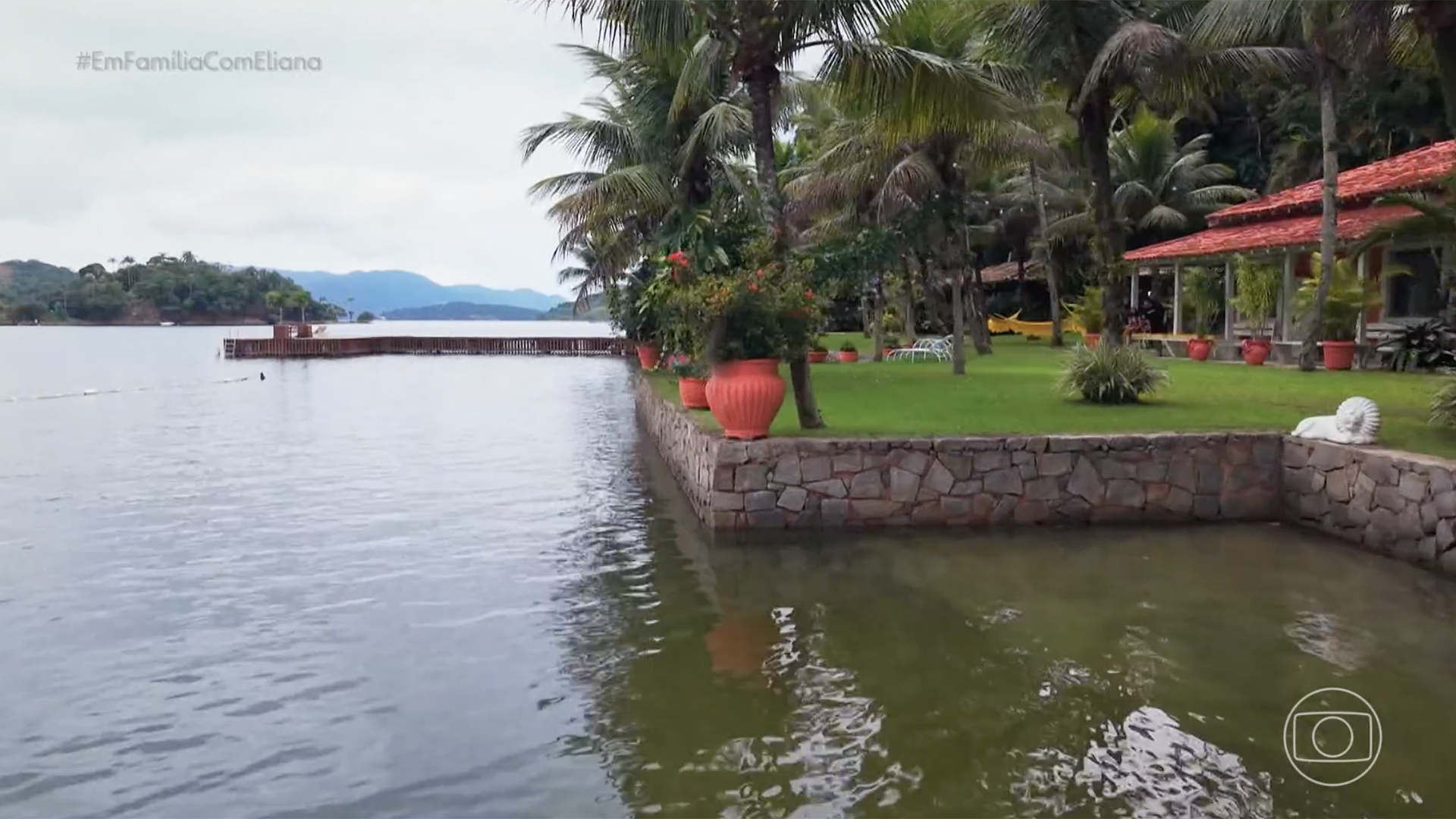 Casa de Xuxa Meneghel em Angra dos Reis - Foto: Reprodução / Globo