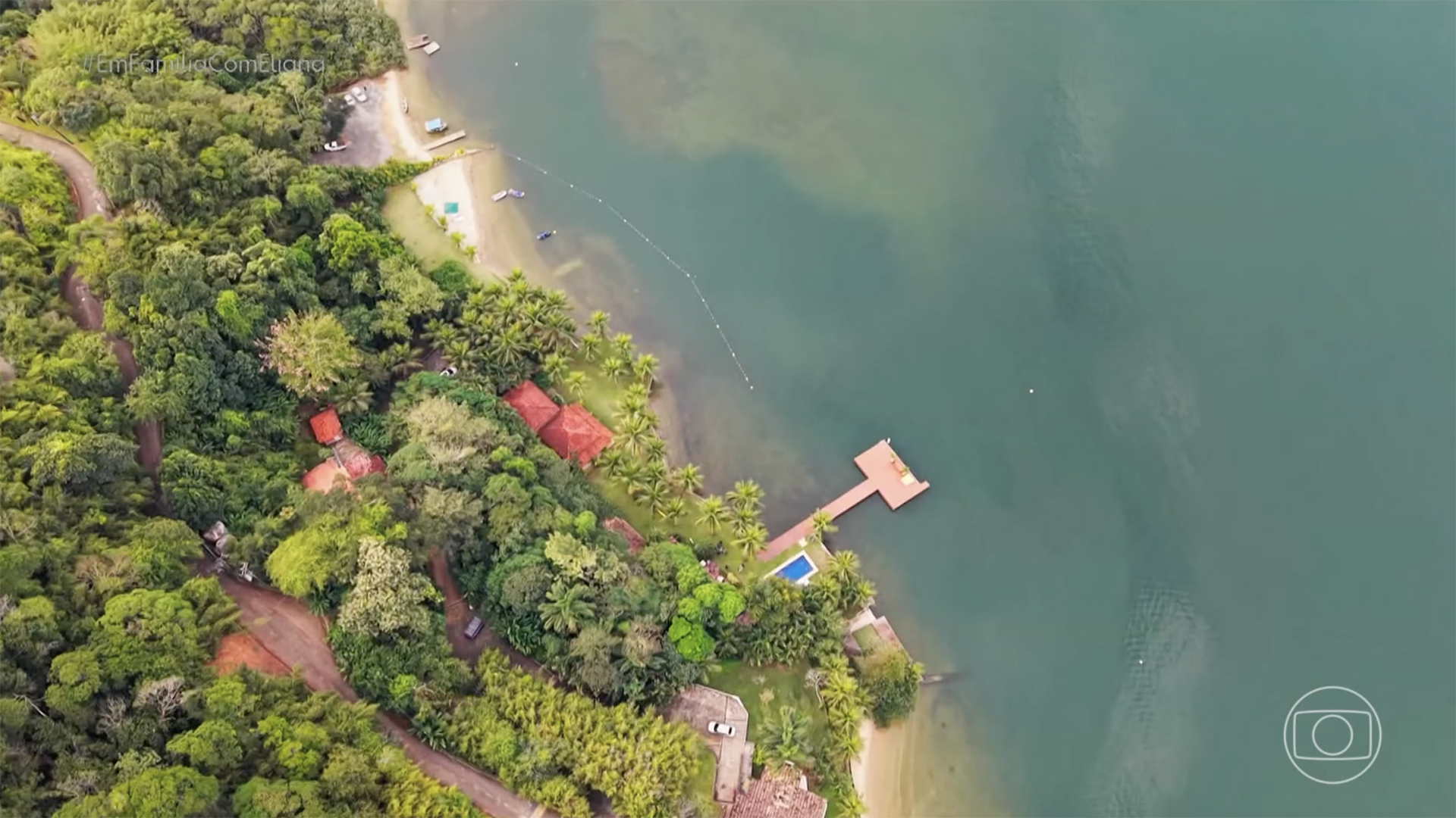 Casa de Xuxa Meneghel em Angra dos Reis - Foto: Reprodução / Globo