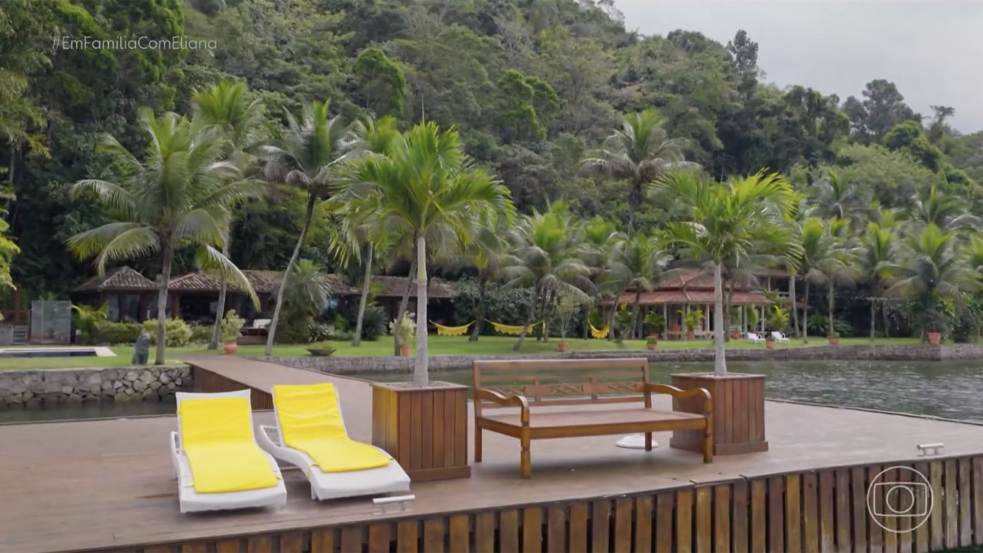 Casa de Xuxa Meneghel em Angra dos Reis - Foto: Reprodução / Globo
