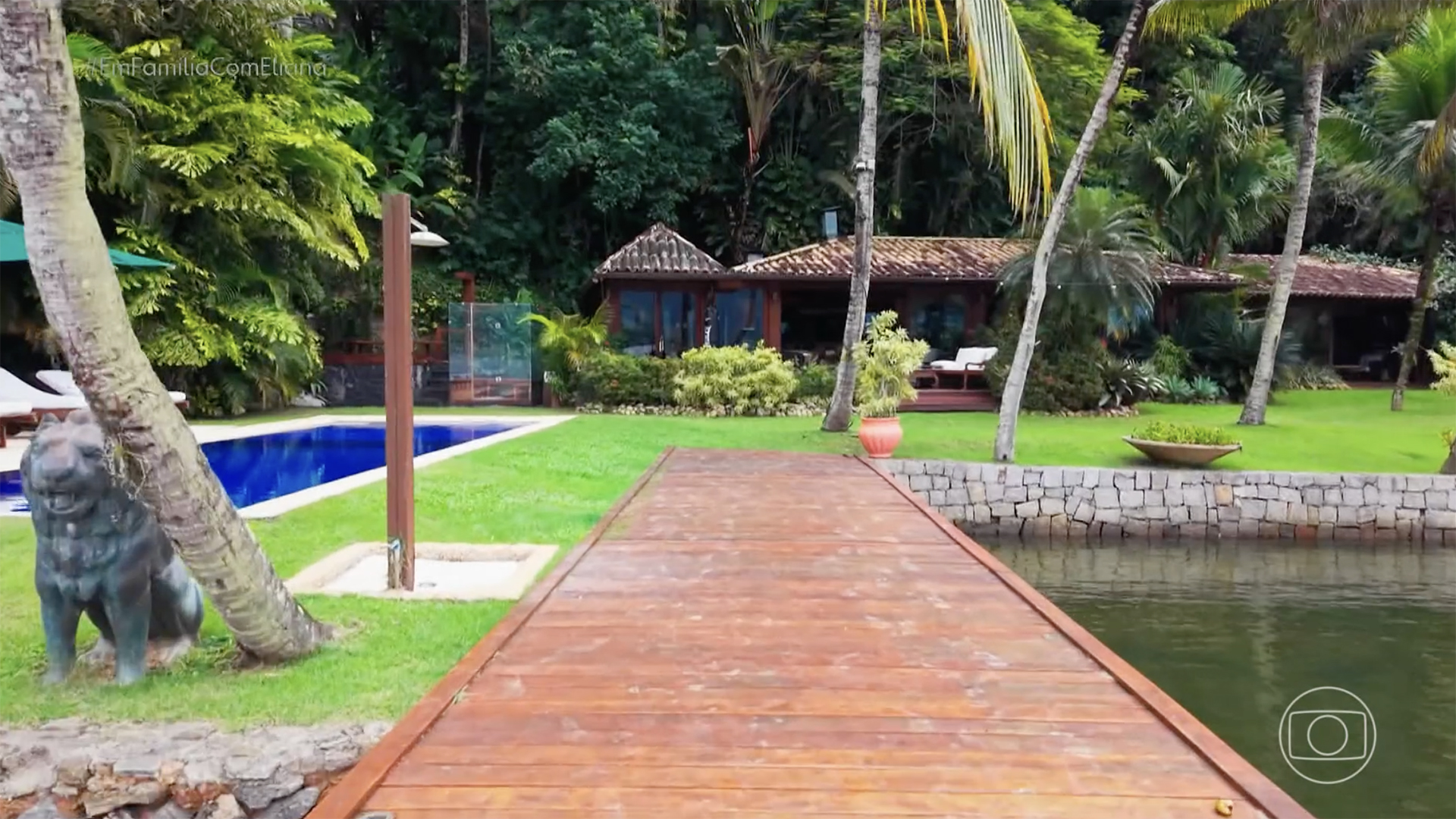 Casa de Xuxa Meneghel em Angra dos Reis - Foto: Reprodução / Globo