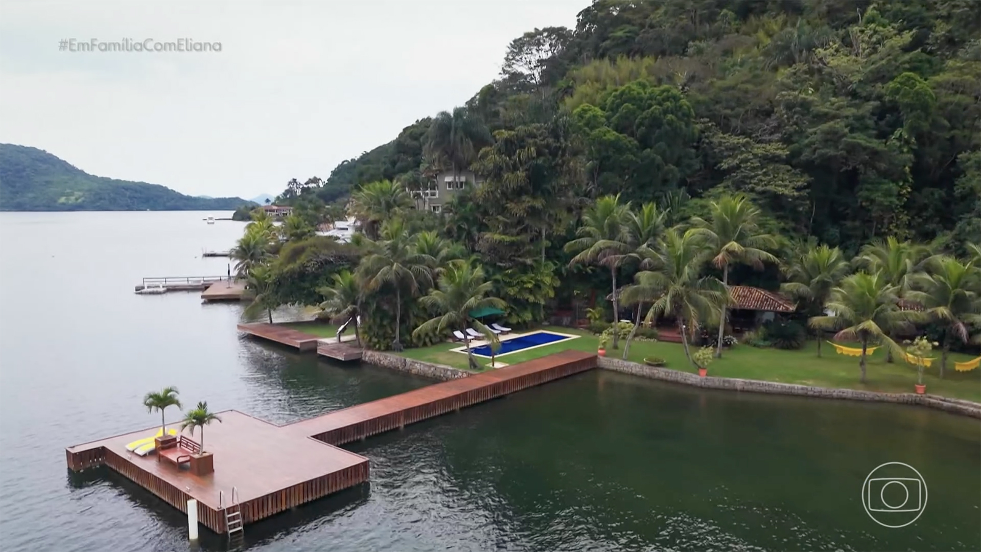 Casa de Xuxa Meneghel em Angra dos Reis - Foto: Reprodução / Globo