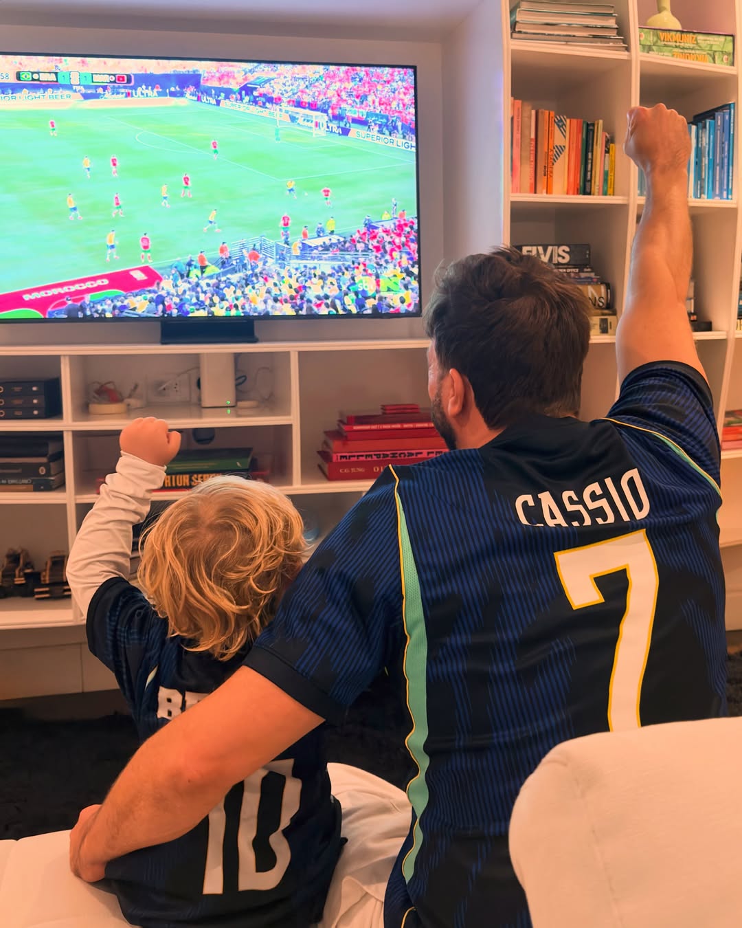 Cássio Reis com o filho caçula, Romeo - Foto: Reprodução / Instagram @cassioreis